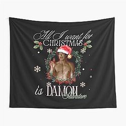All I want for Christmas is a Damon Salvatore tapestry