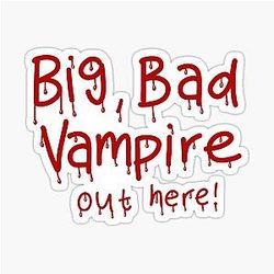Damon Salvatore Vampire Sticker