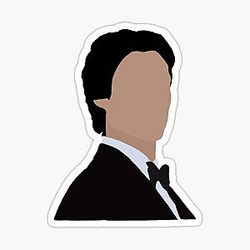 Damon Salvatore Portrait Sticker