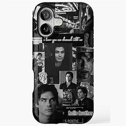 Damon Salvatore Black iPhone Tough Case