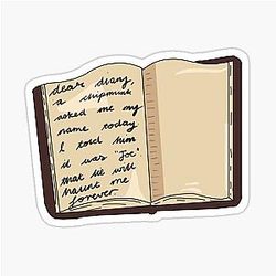 Damon Salvatore Journal Sticker