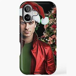 All I Want For Christmas Is Damon Salvatore iPhone Tough Case