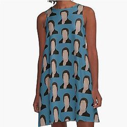 Damon Salvatore A-Line Dress