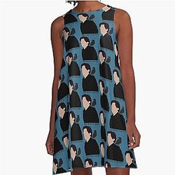Damon Salvatore. A Line Dress