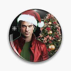 All I Want for Christmas Is Damon Salvatore Pin