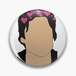 Damon Salvatore Heart Pin