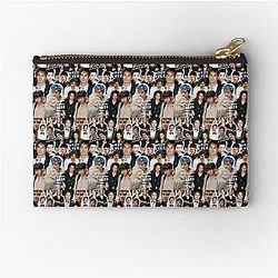 Damon Salvatore Collage Zipper Pouch