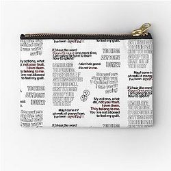 Damon Salvatore Quotes Vampire Diaries Zipper Pouch