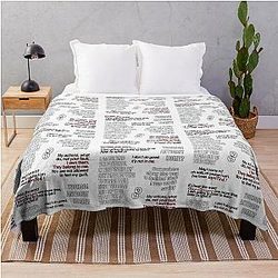Damon Salvatore TVD Vampire Diaries Throw Blanket