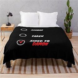Sired to Damon Salvatore Throw Blanket becomes

Sired to Damon Salvatore Throw