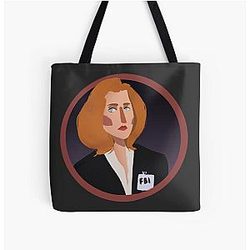 Special Agent Dana Scully All Over Print Tote Bag
