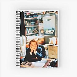 Dana Scully X-Files Spiral Notebook