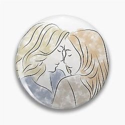 Stella Gibson x Dana Scully Watercolor Pin