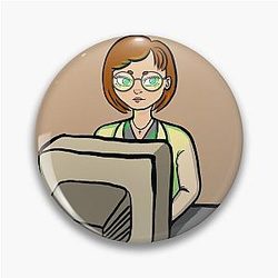 Dana Scully The X Files Gillian Anderson Digital Art Pin Elections