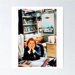 Dana Scully x files poster