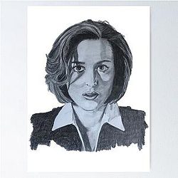 Agent Dana Scully The X Files Poster