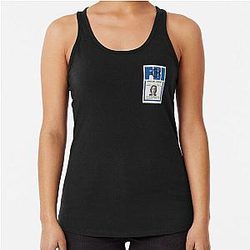 Dana Scully FBI Badge X-Files Racerback Tank Top