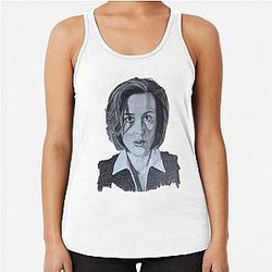 Agent Dana Scully The X File Racerback Tank Top