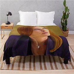 Dana Scully 2018 The Portrait Throw Blanket