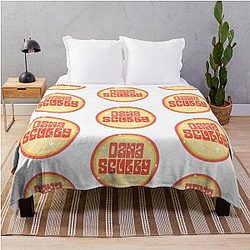 vintage font Lost Girl Dana Scully Throw Blanket