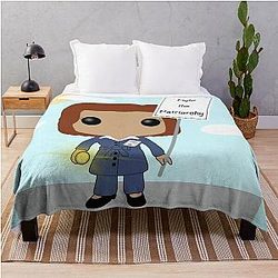 Dana Scully Protesting Throw Blanket