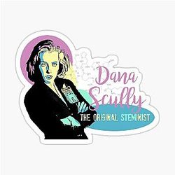 Dana Scully the Original Steminist, Colorway 2 Sticker