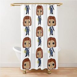 Dana Scully Funko Pop Shower Curtain