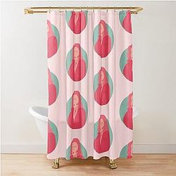 Dana Scully THE X Files Gillian Anderson Digital Art Vintage 90s Shower Curtain