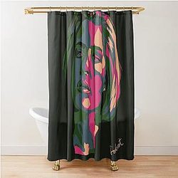 Dana Scully Colorblock Shower Curtain