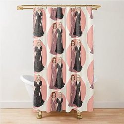 Gillian Anderson Dana Scully The X Files Stella Gibson The Fall Strawberry Dress Fan Art Shower Curtain