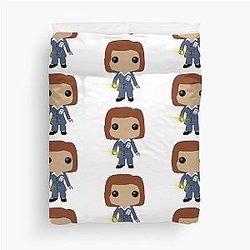Dana Scully Funko Pop Duvet Cover
