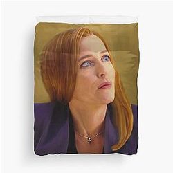 Dana Scully 2018 Portrait Duvet Cover