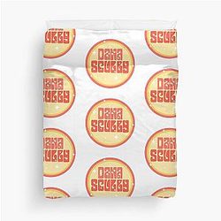 vintage font Dana Scully Duvet Cover