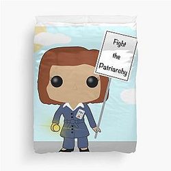 Dana Scully Protesting Duvet Cover
