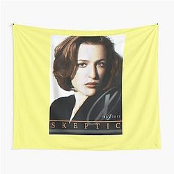 Dana Scully Skeptic Portrait Tapestry