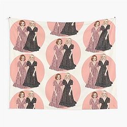 Gillian Anderson X-Files Stella Gibson The Fall Strawberry Dress Fan Art Tapestry