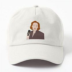 90s Gillian Anderson as Dana Scully BTS photo Dad Hat