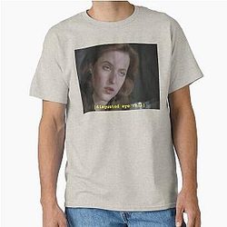 Dana Scully eye roll X Files Classic T-Shirt