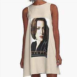 Dana Scully Skeptic Portrait Dress