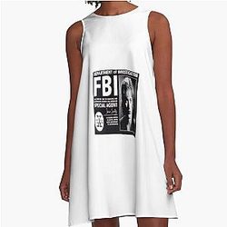 Agent Dana Scully A Line Dress