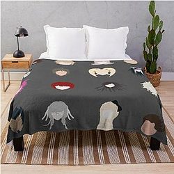 Danganronpa 2 Minimal Throw Blanket