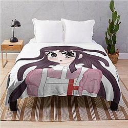 Mikan Tsumiki Danganronpa Fanart Throw Blanket