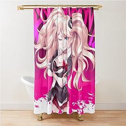 Junko Enoshima Danganronpa Artwork for Otaku Shower Curtain