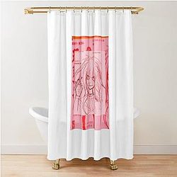 Danganronpa Sketch Shower Curtain