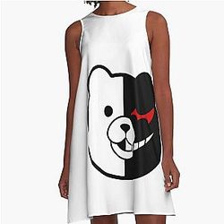Danganronpa Monokuma Anime A-Line Dress