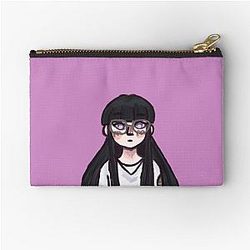 Sasaki Hitomi Danganronpa Pink Zipper Pouch
