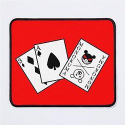 Danganronpa: Celestia Ludenberg Monokuma Playing Cards Mouse Pad