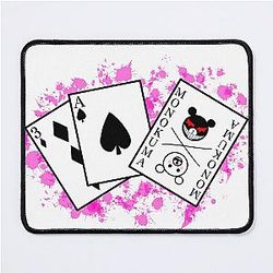Danganronpa: Celestia Ludenberg Monokuma Playing Cards Mouse Pad