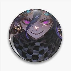 Kokichi Ouma Trickster Danganronpa Anime Mischief Purple Glow Pin