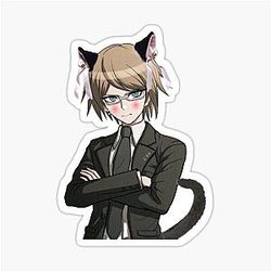 Cat Boy by Byakuya Togami Danganronpa Sticker